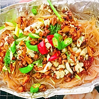 「锡纸蒜蓉粉丝烤蛏子」的做法图解8