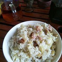 红肠焖饭的做法图解7