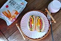 #金龙鱼精英100%烘焙大师赛-爱好组-高筋#低脂三明治的做法