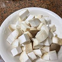 黑椒牛肉鸡腿菇的做法图解1