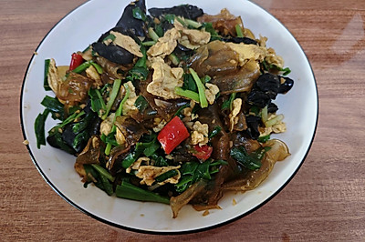 粉皮炒鸡蛋