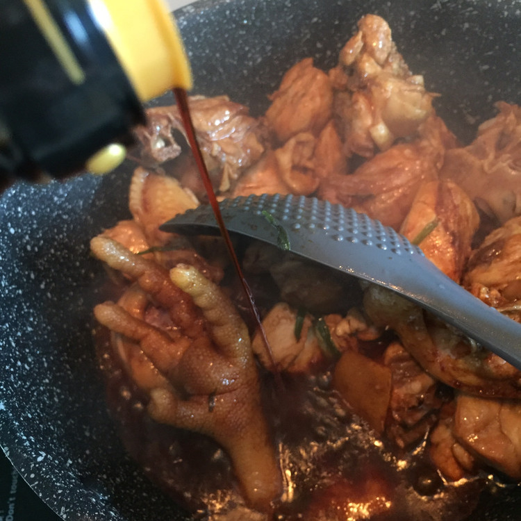红烧豆豆鸡的做法