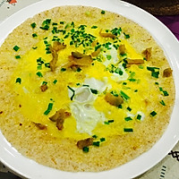 微波炉蛋饼的做法图解2