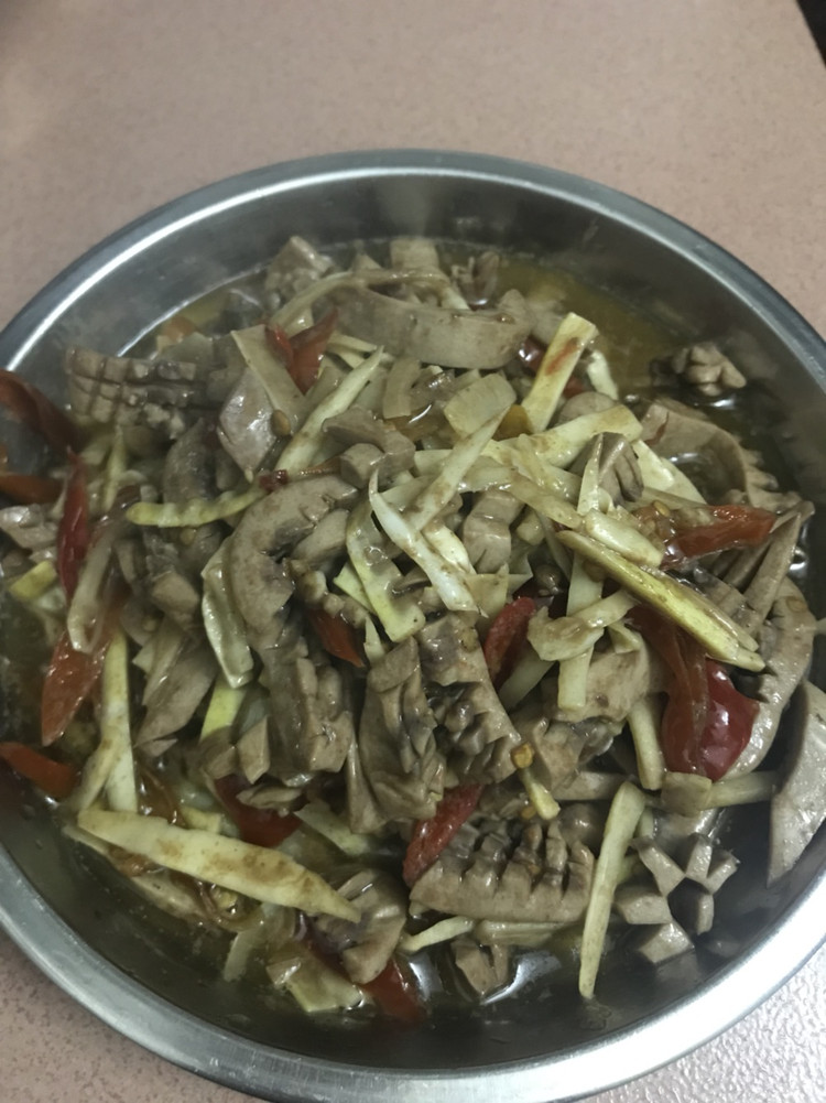泡椒猪腰的做法