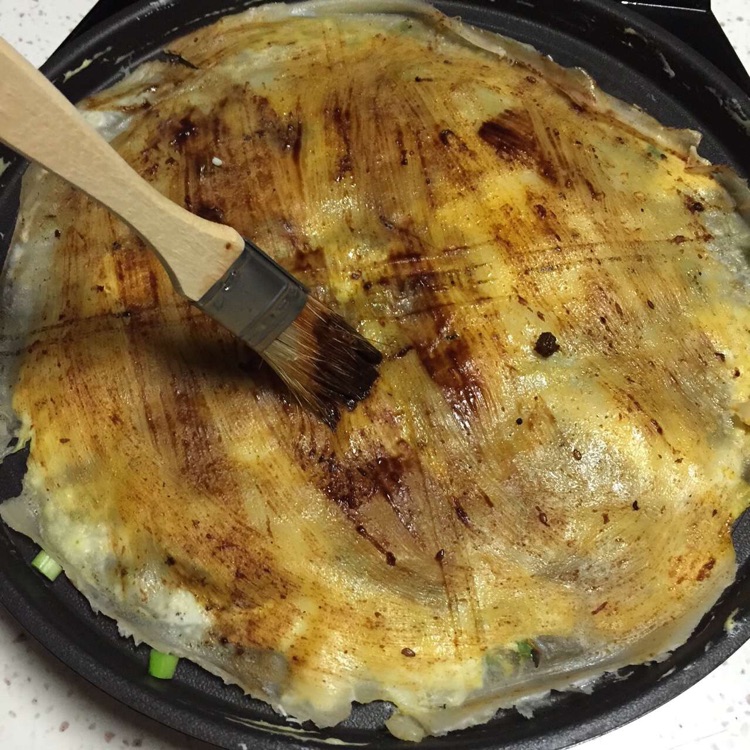 私房煎饼的做法图解4