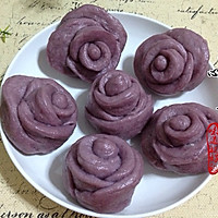 玫瑰紫薯馒头的做法图解19