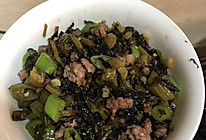 超级下饭菜酸菜炒碎肉的做法