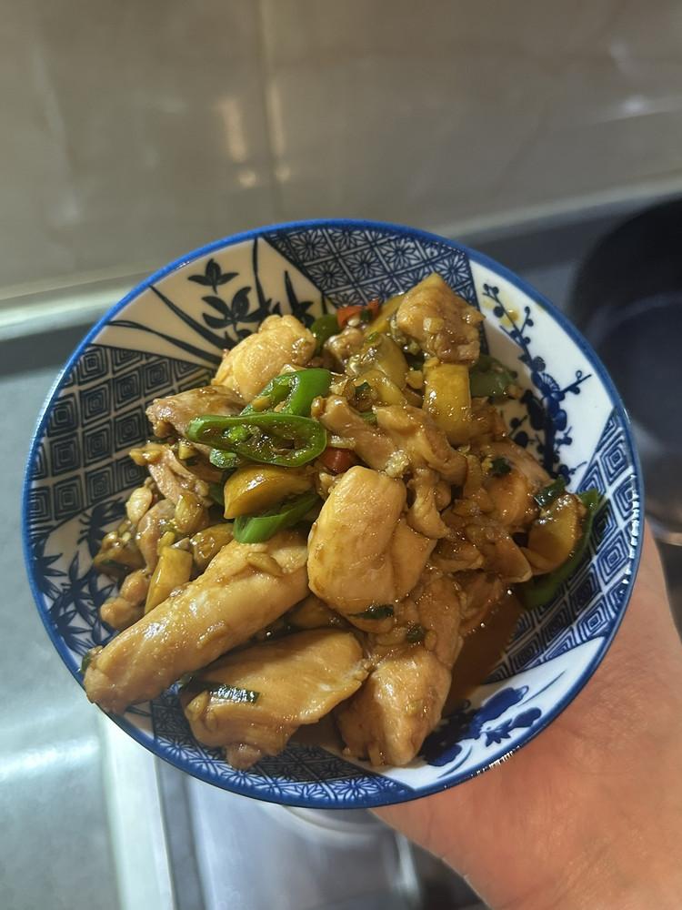 简易版照烧鸡丁 香喷喷的下饭菜的做法