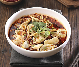 红油酸辣汤饺的做法