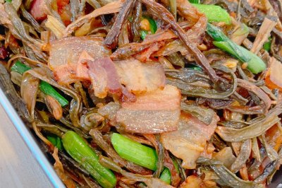 干豆角炒腊肉