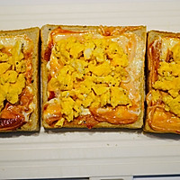 #中秋团圆食味#简易快手早餐披萨，有吐司就搞定的做法图解4