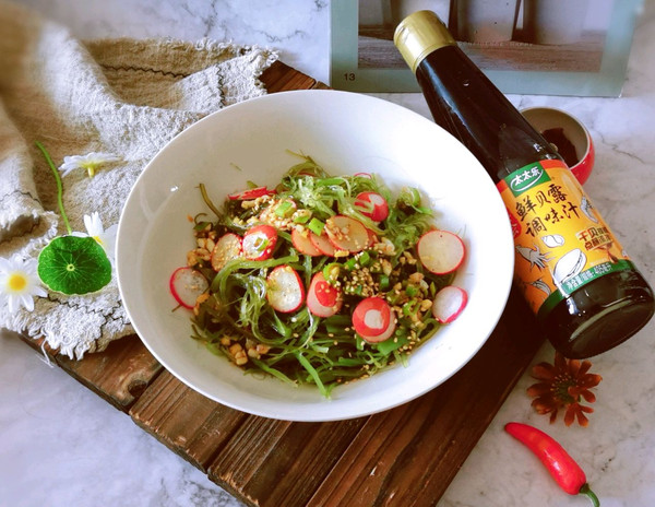 鲜贝露春日尝鲜+樱桃萝卜拌海藻