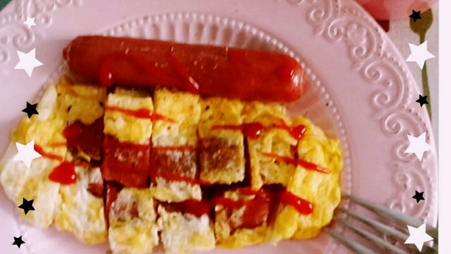 早餐♡「熱狗蛋」的做法