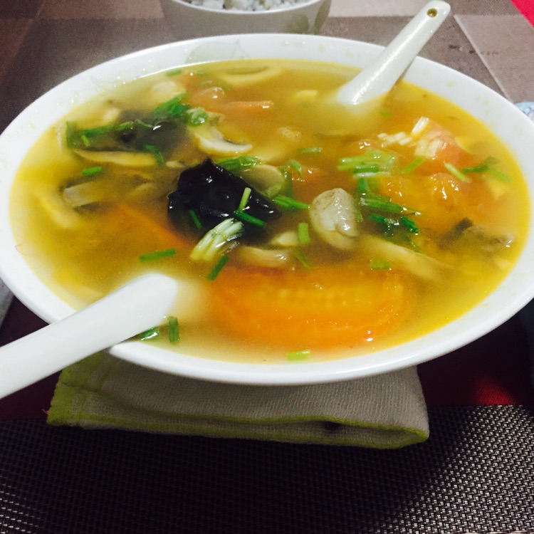 番茄蘑菇汤的做法