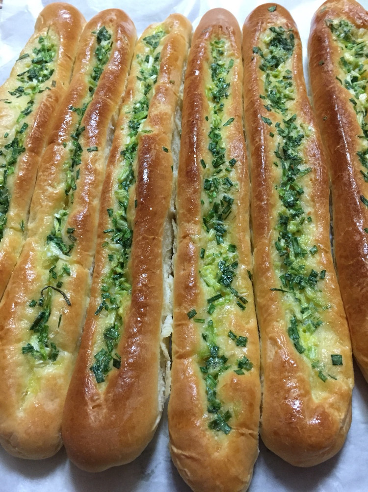 小葱黄油面包棒的做法