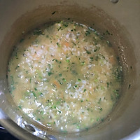 鸡蛋青菜萝卜粥的做法图解3