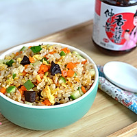 香菇酱蛋炒饭的做法图解9