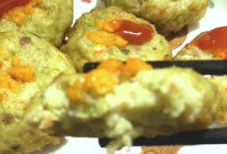 蚕豆虾仁饼-碧玉饼的做法