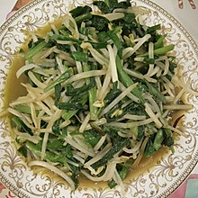 韭菜炒豆芽