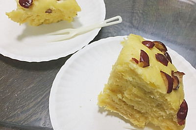 南瓜红枣发糕