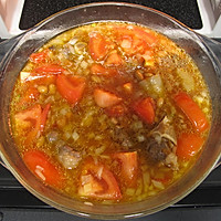 冬季来一碗暖暖的番茄黄豆焖牛尾的做法图解3