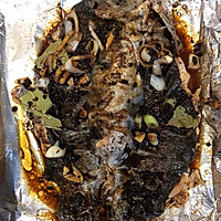 豆豉烤鱼-虹鳟鱼的做法图解5