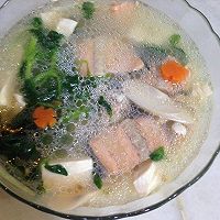 三文鱼骨汤的做法图解4