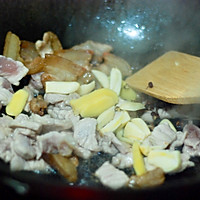 香煎嫩豆腐炒肉片的做法图解8