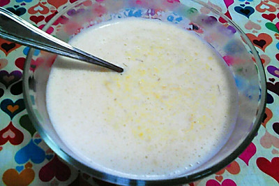 牛奶玉米粥