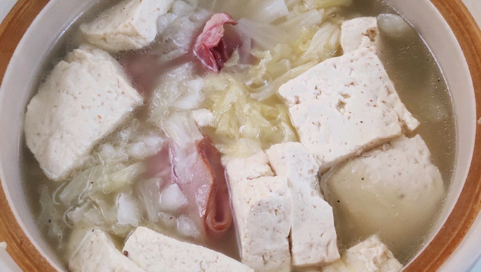 【快手菜】白菜豆腐煲