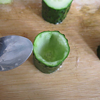 黄瓜烩杂蔬#美的微波炉#的做法图解2