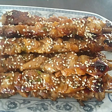 竹签鸡肉串