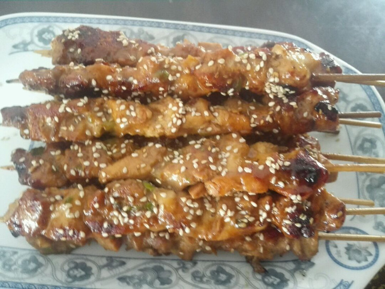 竹签鸡肉串的做法