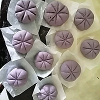 芝麻花生馅紫薯包的做法图解8