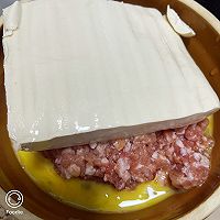 豆腐蒸肉的做法图解2