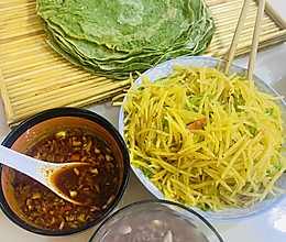 营养菠菜煎饼的做法