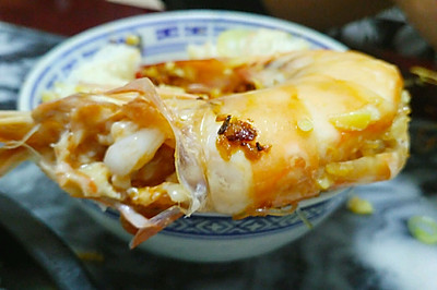 金银蒜蒸大虾