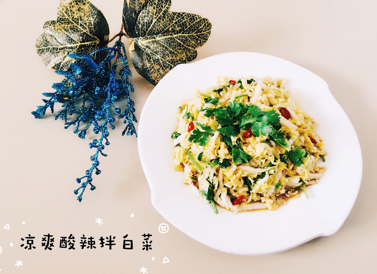 凉爽酸辣拌白菜的做法