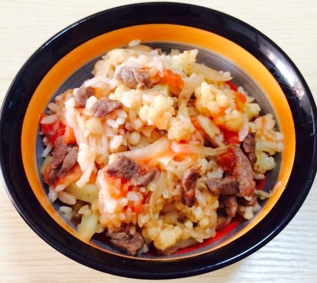 番茄牛肉烩饭|炖饭的做法图解8