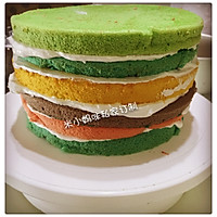 彩虹蛋糕的做法图解8