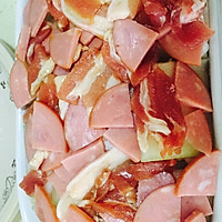 #爽口凉菜，开胃一夏！#五花肉火腿蒸冬瓜的做法图解7