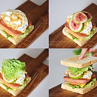 午餐肉无花果爆炸能量三明治的做法图解8