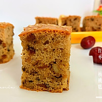 不用泡打粉也能做出暄软蓬松的红枣核桃糕的做法图解21