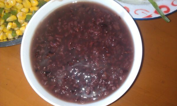 紫米粥的做法