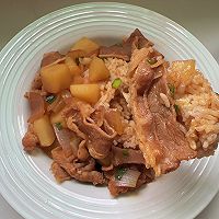 巨好吃的肥牛土豆拌饭的做法图解2
