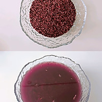复刻的炼奶网红紫米饼的做法图解1