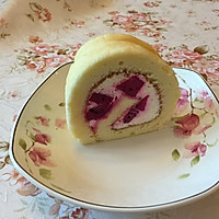 火龙果奶油蛋糕卷的做法图解8