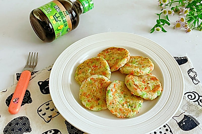 宝宝辅食/鳕鱼蔬菜饼