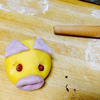 小猪豆沙包的做法图解14