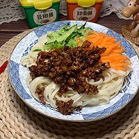 #一勺葱伴侣，成就招牌美味#刘小厨的家常美味早餐：炸酱面的做法图解11